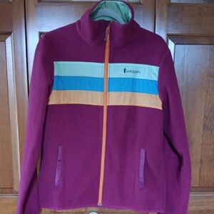 Cotopaxi Colorful Striped Fleece Jacket